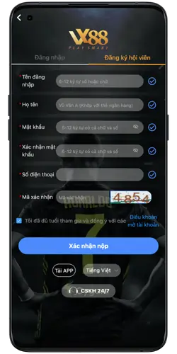 Đăng Ký VX88 – Bắt Đầu Chơi, Nhận Thưởng Ngay